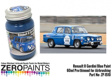 Renault 8 Gordini Blue (Bleu Gordini) Paint 60ml ZP-1510